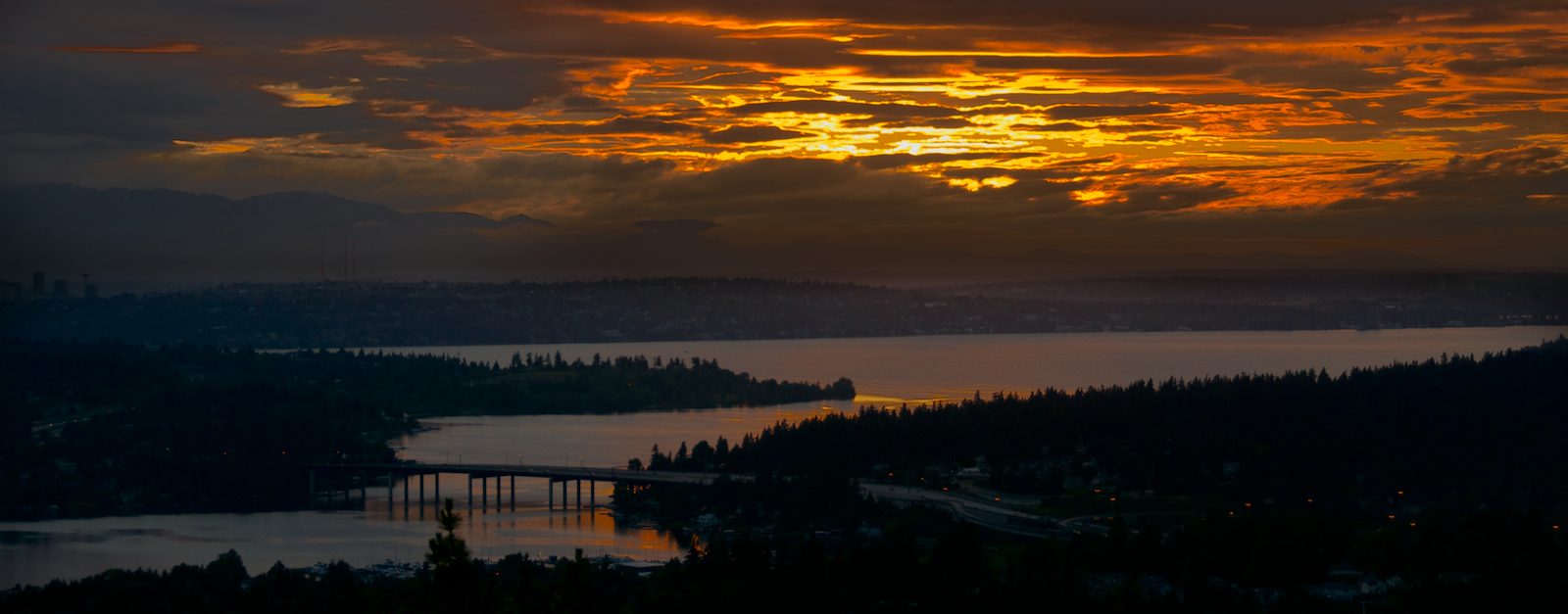 Sunset over Lake Washington